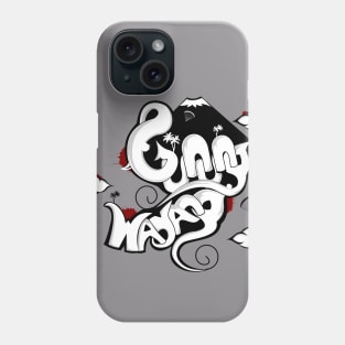 Wayang Mountain illustration Phone Case