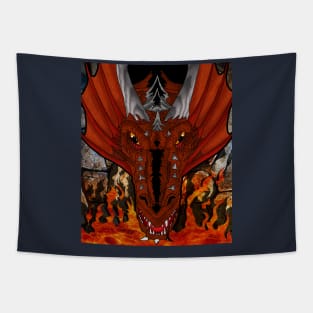 Dragon Fire Tapestry