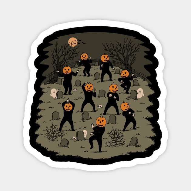 Graveyard Dance Magnet by pigboom