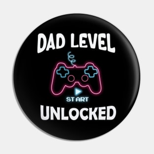 DAD LEVEL UNLOCKED Pin