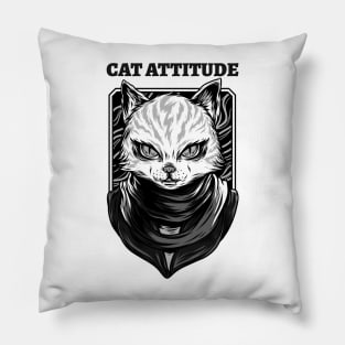 Cat Attitude Pillow