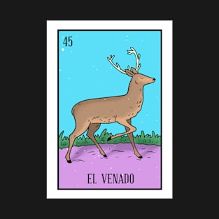 Mexican Loteria 45 El Venado The Deer T-Shirt