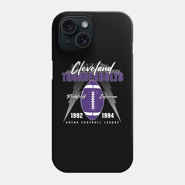 Cleveland Thunderbolts Phone Case by MindsparkCreative