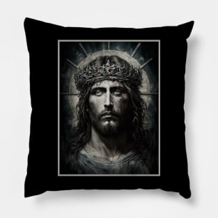 Jesus Christ Gothic Art Pillow