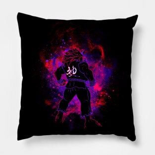 Evil Fighter Art Pillow