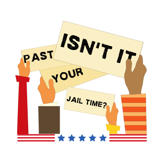 civilians saying isn't it past your jail time by TreSiameseTee