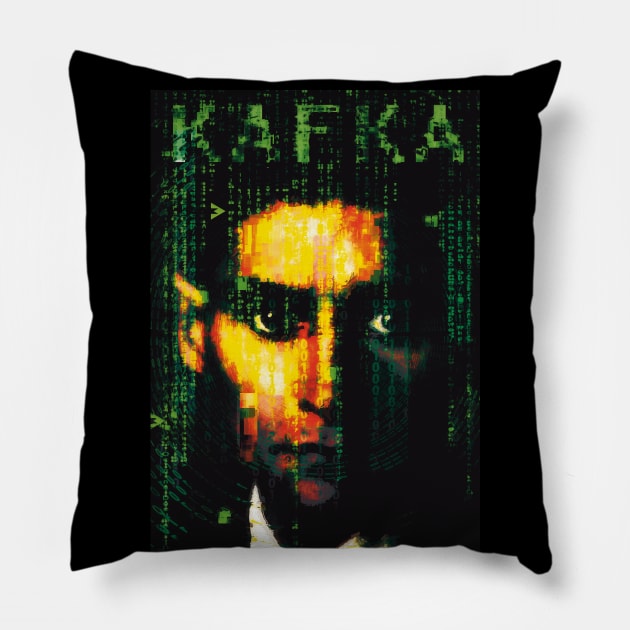 Franz Kafka Described the Matrix Pillow by Exile Kings 