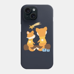 Foxes in the night Phone Case