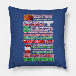 Christmas Vacation Ugly Sweater - Jolliest Bunch Pillow