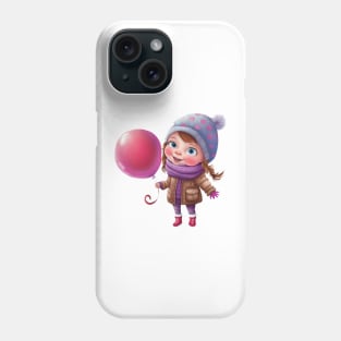 Little happy girl Phone Case