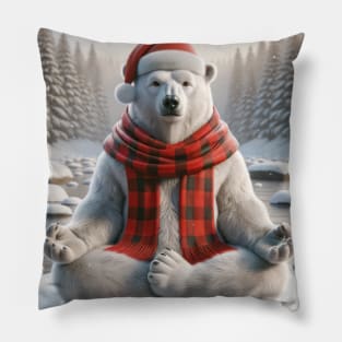 Yoga Bear Pillow