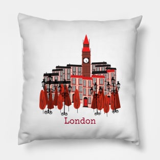 London England Pillow