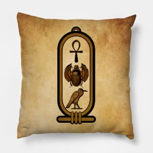 Egyptian cartouche Pillow