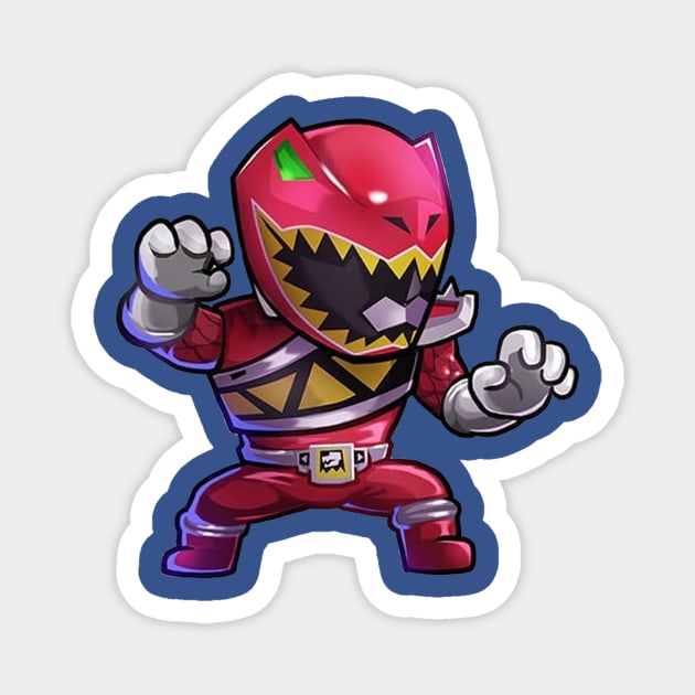 red ranger Magnet by mprokolo corgi