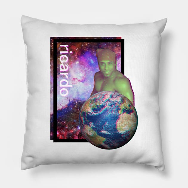 Ricardo Milos Interstellar Abstract Pillow by giovanniiiii