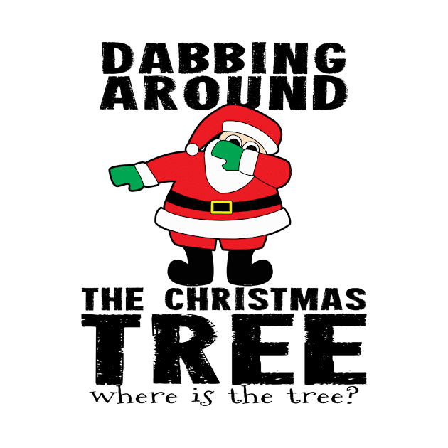 Christmas dabbing around the Christmas tree by andytruong