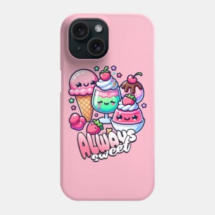 Cute Dessert Lover Always Sweet Phone Case