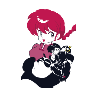 Ranma 1/2 pink T-Shirt