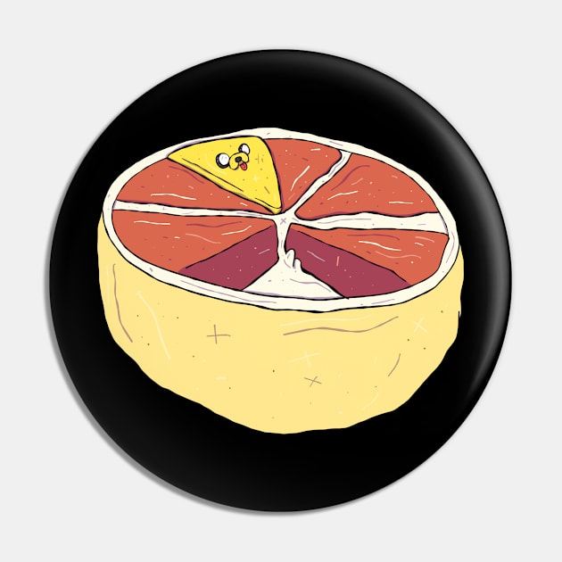 Grapefruit Jake - Adventure Time Pin by surfinggiraffecomics