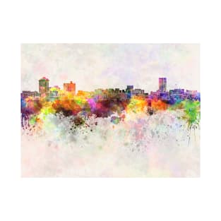 Billings skyline in watercolor background T-Shirt