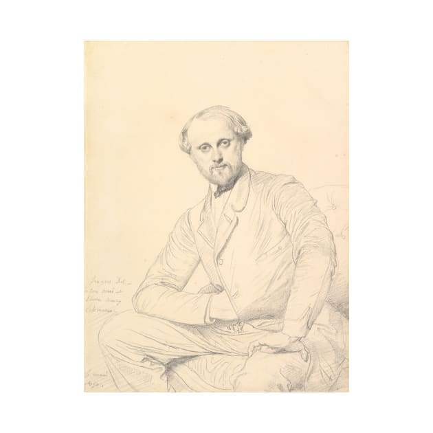 Henri Lehmann by Jean-Auguste-Dominique Ingres by Classic Art Stall