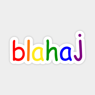 Blahaj - Pride Flag Colours Magnet