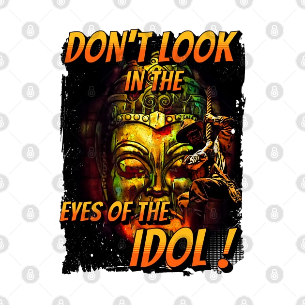 Don't Look in The Eyes of the Idol in Californa Adventureland by Joaddo