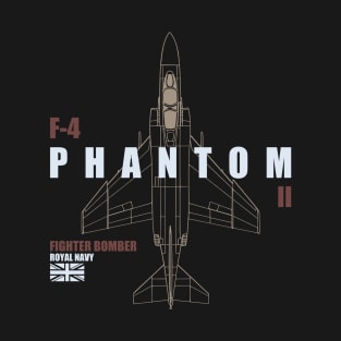 Royal Navy F-4 Phantom (Small logo) T-Shirt