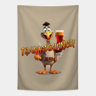 ThanksGiviner Turkey Tapestry