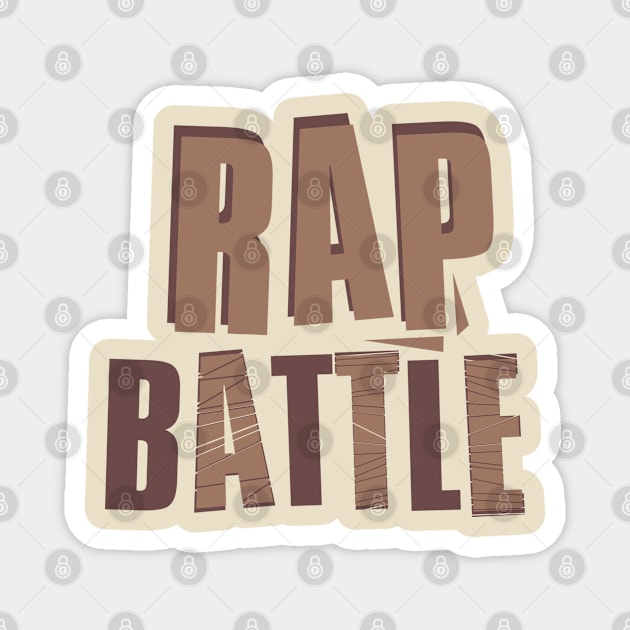 Rap Battle Magnet by Degiab