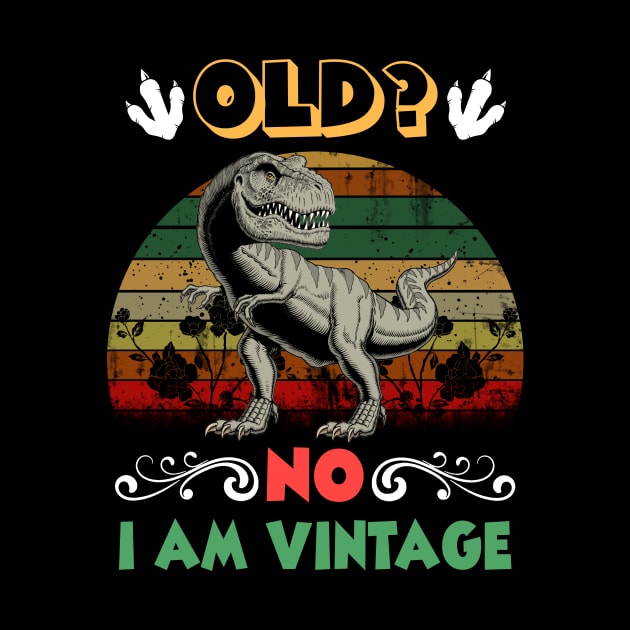 Old No I am Vintage Funny Saurus by suttonouz9