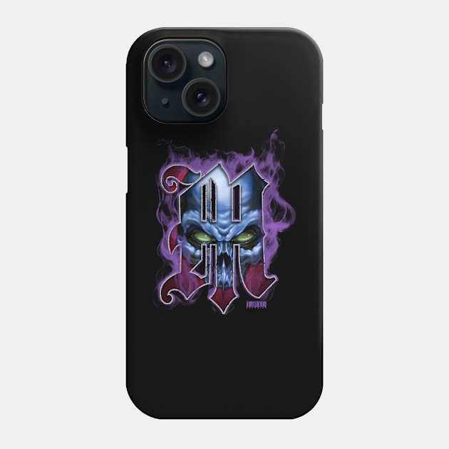 Flaming Skull M Phone Case by Above and Beyond Graphics