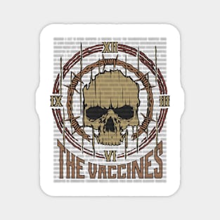 The Vaccines Vintage Skull Magnet