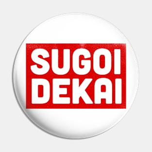 sugoi dekai baseball tee Pin