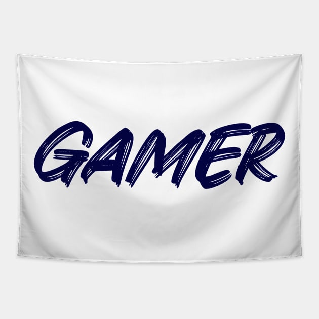 Hardcore Gamer Tapestry by GreenGuyTeesStore