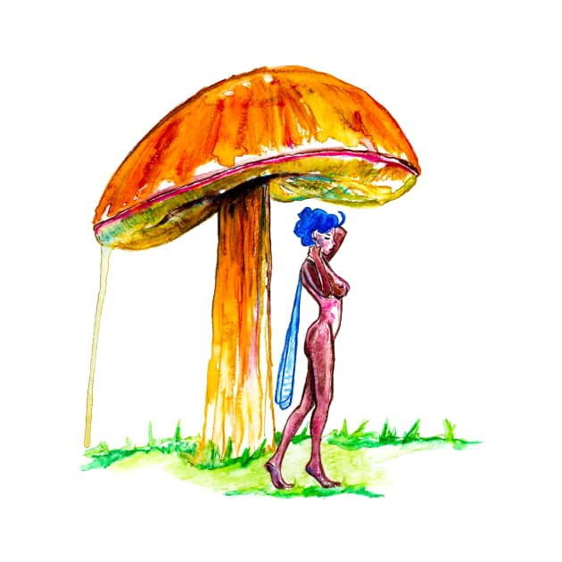 Mushroom Walking by beaugeste2280@yahoo.com