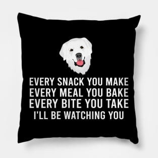 Every Snack You Make Pyrenees Whispers, Tee Triumph Extravaganza Pillow