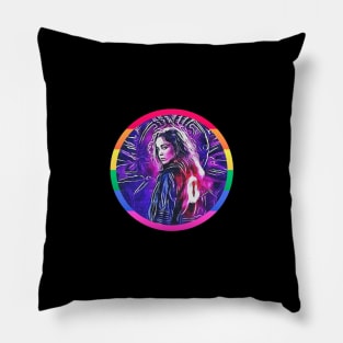 Ava Silva Warrior Nun lgbt ring water color Pillow