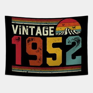 Vintage 1952 Birthday Gift Retro Style Tapestry