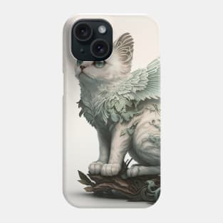 Cute angel cat Phone Case