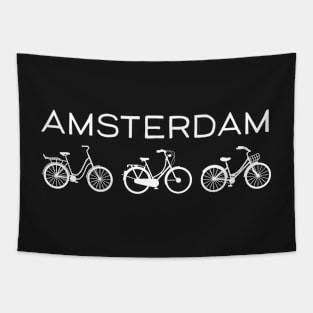 Amsterdam Bicycles Tapestry