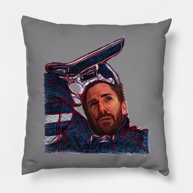 Henrik Lundqvist New York R Hank Pillow by Erianna Bee