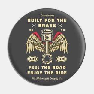 motorcycle biker gearhead Pin