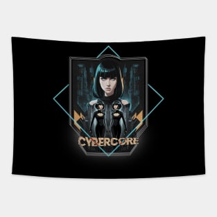 Cyberpunk Cybercore Tapestry