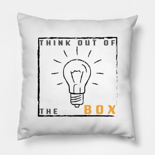 Think out of the box Pillow