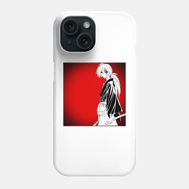 Rurouni Kenshin - Himura Kenshin Phone Case by BadassManga