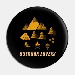 Outdoor lovers Pin