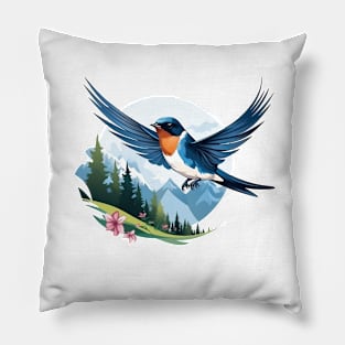 Swallow Bird Pillow