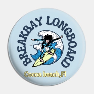 Breakbay longboard Pin