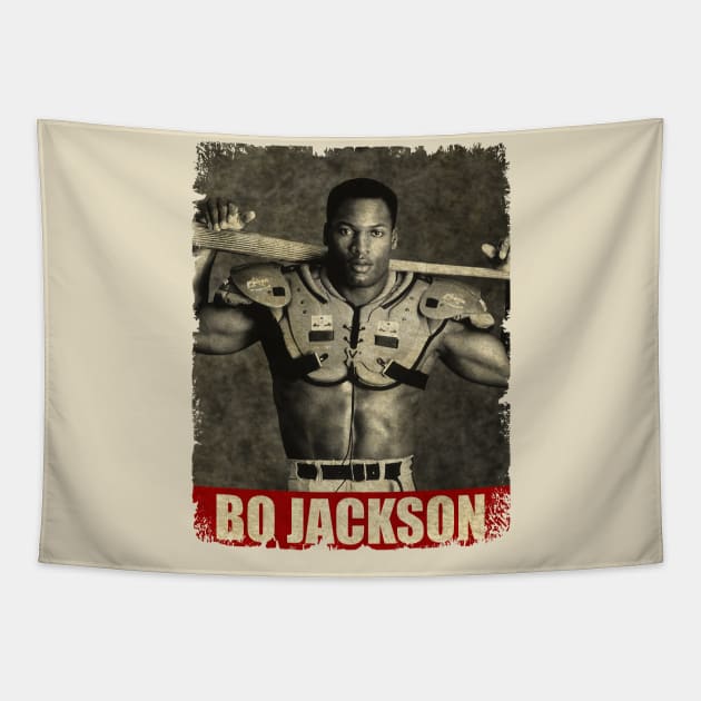 Bo Jackson - NEW RETRO STYLE Tapestry by FREEDOM FIGHTER PROD